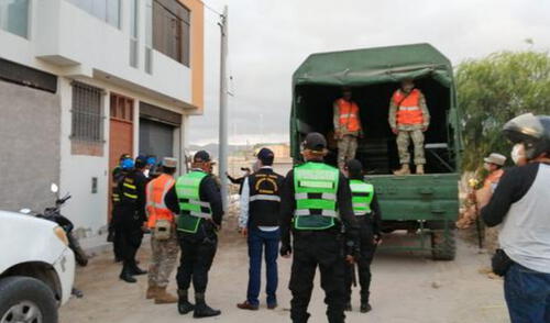 Entre los intervenidos se halló a un menor de edad. Foto: PNP