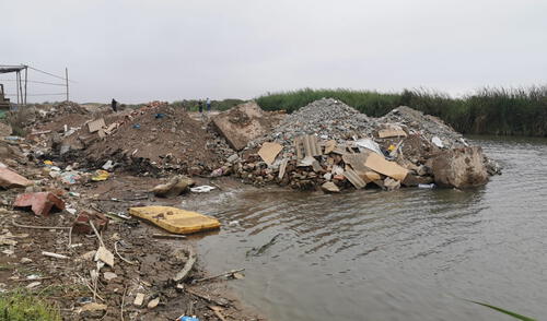 Los basurales en la playa La Bocana son un foco infeccioso para los vecinos. Foto: MDVLH