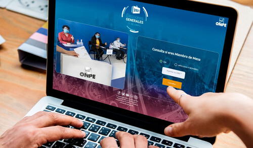 Ya está habilitada la plataforma para confirmar el local de votación y mesa de sufragio. Foto: ONPE