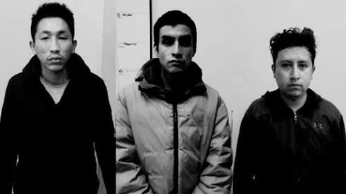 Sujetos sospechosos del asesinato de policía están detenidos. Foto: PNP Sujetos sospechosos del asesinato de policía están detenidos. Foto: PNP