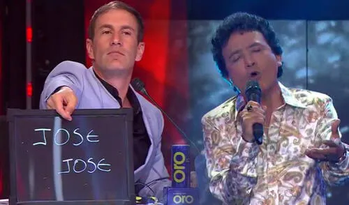 Al final de la presentación de ‘José José', Mauri Stern y Tony Succar le regalaron una ovación de pie a Carlos Burga y halagaron su interpretación. Foto: captura Latina Al final de la presentación de ‘José José', Mauri Stern y Tony Succar le regalaron una ovación de pie a Carlos Burga y halagaron su interpretación. Foto: captura Latina