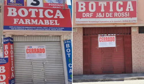 Establecimiento fueron intervenidos en operativo. Foto: Diresa.