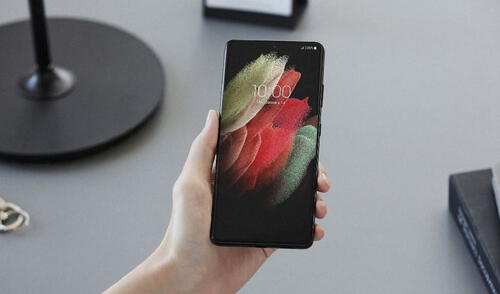 Así luce la pantalla del Samsung Galaxy S21 Ultra. Foto: AndroPhone