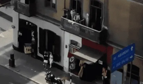 Una de las víctimas recuperó su celular. Foto: captura de pantalla América Tv