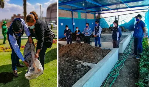 La planta permitirá reutilizar todos los desechos orgánicos que eran desperdiciados. Foto: Municipalidad de Paucarpata La planta permitirá reutilizar todos los desechos orgánicos que eran desperdiciados. Foto: Municipalidad de Paucarpata