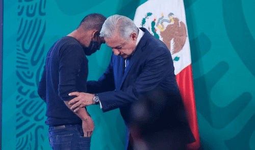 En todo momento López Obrador se mantuvo en calma. Foto: EFE