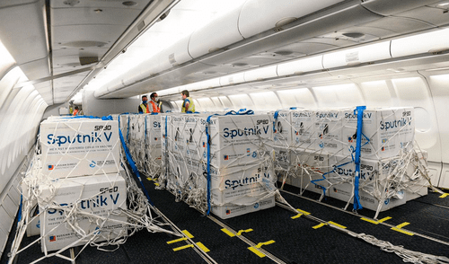El nuevo lote de vacunas se destinará a la vacunación del personal de salud y los mayores de 70 años. Foto: Gobierno de Argentina