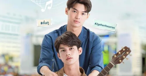 Bright Vachirawit y Win Metawin en imagen promocional del BL tailandés 2gether: The series. Foto: GMMTV