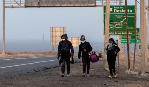 Es el primero de cuatro Centros de Convivencia Solidarios Transitorios para Migrantes. Foto: AFP