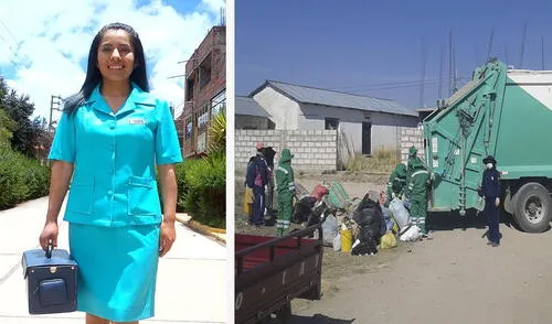 Comunidad no contaba con un plan adecuado para la recolección de basura. Foto: Pronabec Comunidad no contaba con un plan adecuado para la recolección de basura. Foto: Pronabec