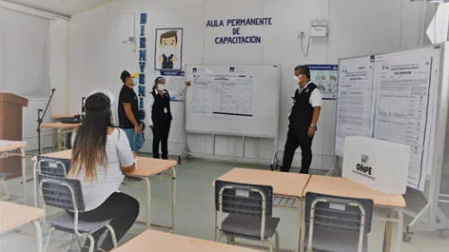 Actividad se realiza ante cercanía comicios generales del 11 de abril. Foto: ODPE Actividad se realiza ante cercanía comicios generales del 11 de abril. Foto: ODPE