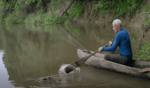 El video viral ha sido compartido en el canal River Monsters. Foto: captura de YouTube.