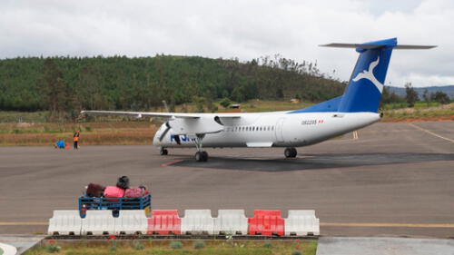 Autoridades de Amazonas exigen ampliar pitas de aterrizaje del Aeropuerto de Amazonas. Foto: MTC