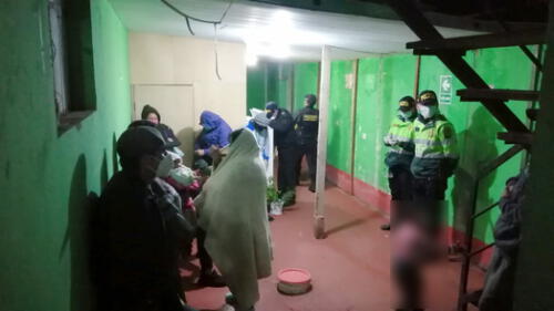 Intervención permitió conocer condición de las mujeres del establecimiento. Foto: PNP