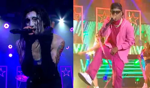 Pese a perder la batalla, el imitador de Bad Bunny fue elogiado por los miembros del jurado. Foto: captura Latina Pese a perder la batalla, el imitador de Bad Bunny fue elogiado por los miembros del jurado. Foto: captura Latina