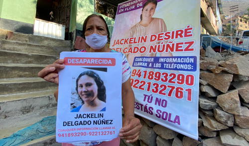 Madre de mujer asegura que la Policía no le ha mostrado avances sobre la investigación de la desaparición. Foto: Raúl Egusquiza / URPI-GLR Madre de mujer asegura que la Policía no le ha mostrado avances sobre la investigación de la desaparición. Foto: Raúl Egusquiza / URPI-GLR