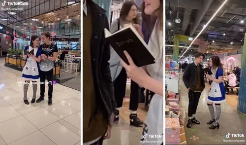 Algunos no captaron la referencia, pero hubo un hico que sí lo hizo y terminó asustándose. Foto: captura de TikTok.