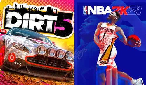 Dirt 5 y NBA 2K21 se podrán jugar gratis desde Steam hasta el próximo 8 de marzo. Foto: composición de La República