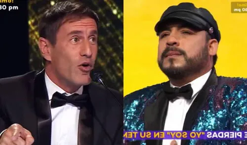 Mauri Stern expresa su respeto y admiración por Julio Cornejo, imitador de Juan Luis Guerra, en Yo soy. Foto: capturas de Latina Mauri Stern expresa su respeto y admiración por Julio Cornejo, imitador de Juan Luis Guerra, en Yo soy. Foto: capturas de Latina