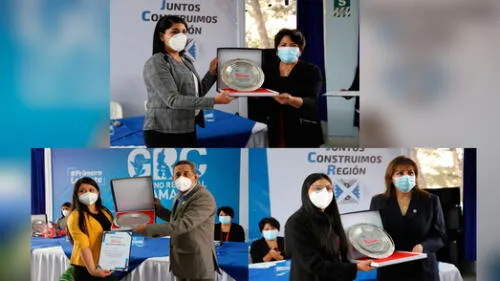 Reconocen a mujeres en su lucha contra la COVID-19. Foto: Gobierno Regional de Cajamarca