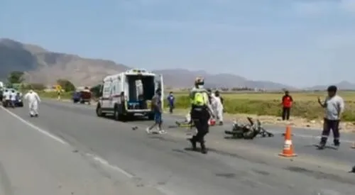 Bomberos trasladaron al herido al hospital Tomas La Fora. Foto: captura Kamila Noticias