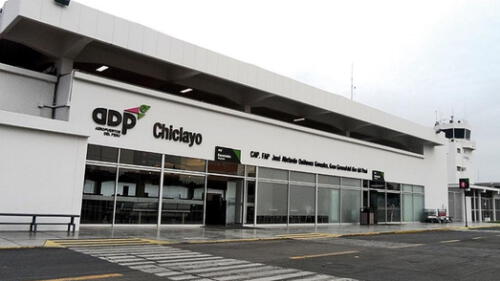 El aeropuerto de Chiclayo es administrado bajo la modalidad de concesión por la empresa Aeropuertos del Perú. Foto: MTC El aeropuerto de Chiclayo es administrado bajo la modalidad de concesión por la empresa Aeropuertos del Perú. Foto: MTC