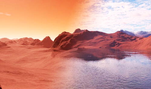 Marte sería el nuevo asentamiento de la humanidad, pero para ello los científicos analizan posibles ventajas y desventajas. Foto: BBC / difusión