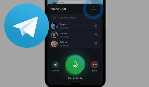 Los administradores de canales y los grupos comunitarios ahora pueden albergar millones de oyentes en vivo. Foto: Telegram