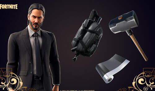 Además de los skins, los jugadores de Fortnite podrán tener armas y gestos de ambos personajes. Foto: Epic Games Además de los skins, los jugadores de Fortnite podrán tener armas y gestos de ambos personajes. Foto: Epic Games