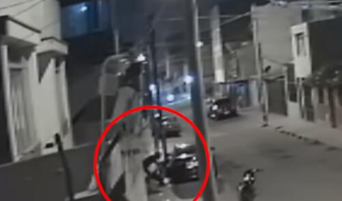 Vecinos salieron de sus casas para ayudar al agraviado y llamaron a la Policía. Foto: captura de 24 Horas Vecinos salieron de sus casas para ayudar al agraviado y llamaron a la Policía. Foto: captura de 24 Horas