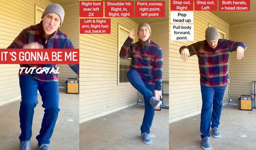 Joven publica tutoriales para que aprendas a bailar las canciones de NSYNC