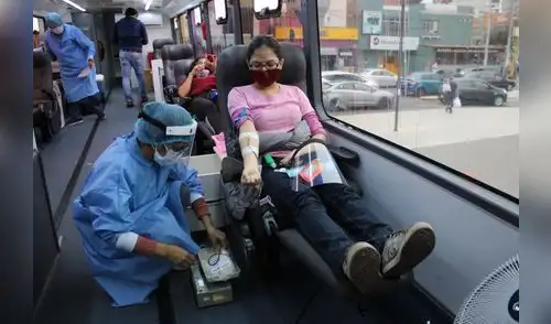 Hemobus cumplirá con todas las condiciones de bioseguridad para evitar contagios de COVID-19. Foto: difusión