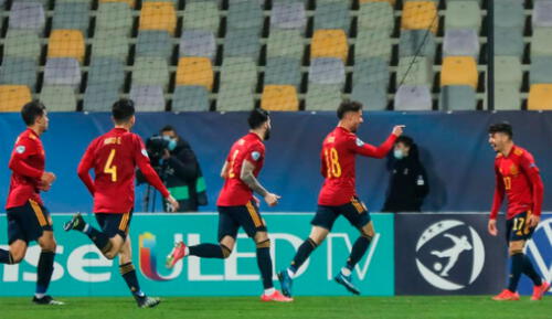 España goleó a Eslovenia. Foto: Marca