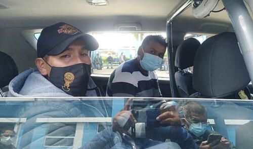 Sujetos fueron detenidos luego de agredir a galeno de EsSalud Puno. Foto: PNP