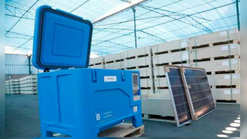 Congeladoras solares para fortalecer cadena de frío de vacunas contra la COVID-19 en Lambayeque. Foto: Geresa.