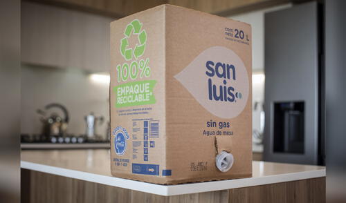 Caja reciclable cuenta con el Sello Perú Limpio. Foto: difusión