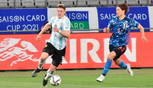Adolfo Gaich marcó el único tanto del encuentro. Foto: TyC Sports