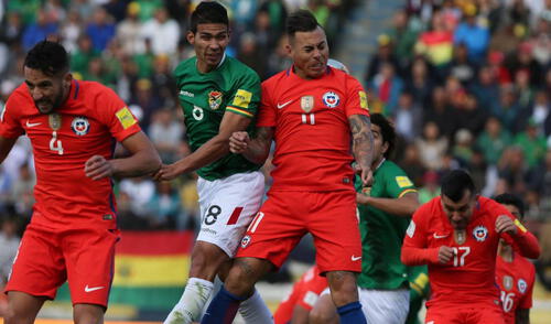 En la fecha doble, Chile se enfrentaba a Paraguay y Ecuador; mientras que Bolivia a Perú y Uruguay. Foto: EFE/Martín Alipaz