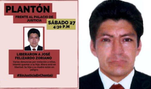 José Felizardo Zoriano acaba de ser puesto en libertad por la Corte Superior de Justicia de Lambayeque. Foto: composición/Facebook Juntos Perú por Justicia