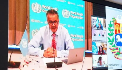 Delcy Rodrígez presentó las 40 líneas de investigación que desarrolla Venezuela sobre el medicamento Carvativir. Foto: VTV