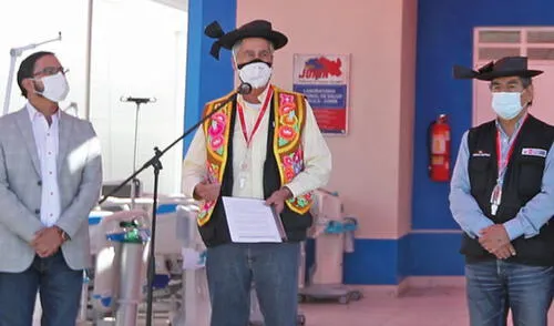 El presidente de la República, Francisco Sagasti, anunció en Huancayo la construcción de la nueva Carretera Central. Foto: Twitter / Francisco Sagasti