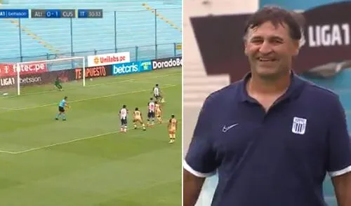Manzaneda no escuchó la indicación de Carlos Bustos en el penal. Foto: captura de video/Gol Perú