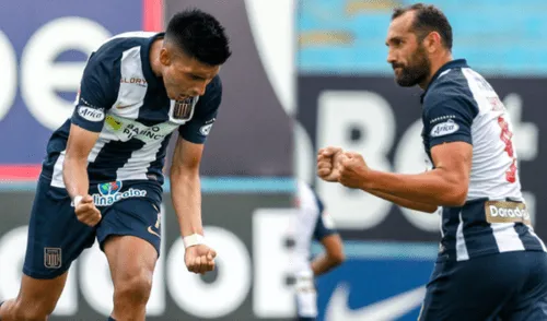Manzaneda y Barcos marcaron de penal. Foto: Alianza Lima