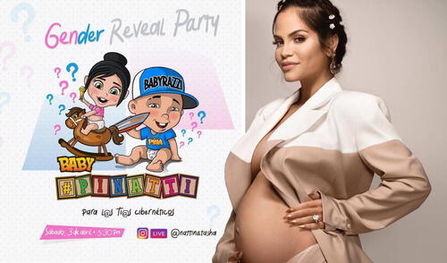 "Quiero ver conectados a todos los tíos del ciberespacio para revelar el sexo del bebé”, escribió en Instagram. Foto: composición/Instagram "Quiero ver conectados a todos los tíos del ciberespacio para revelar el sexo del bebé”, escribió en Instagram. Foto: composición/Instagram