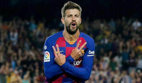 Gerard Piqué no ha podido jugar los últimos cuatro partidos del Barcelona. Foto: AFP