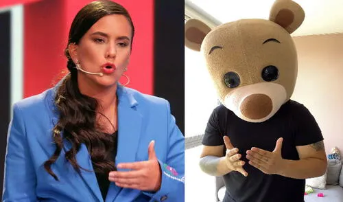 La candidata se mostró en desacuerdo con la labor que hace el tiktoker. Foto: AFP / captura Facebook / Osito Lima La candidata se mostró en desacuerdo con la labor que hace el tiktoker. Foto: AFP / captura Facebook / Osito Lima