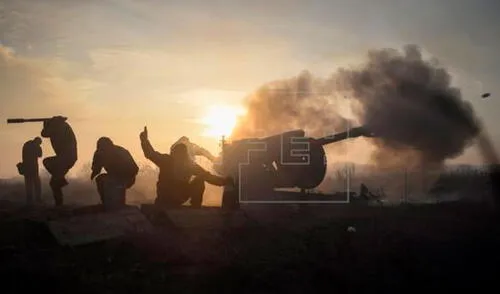 Según la ONU, en este conflicto armado han fallecido unas 14.000 personas en siete años. Foto: EFE