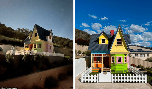 La casa es un espacio de esparcimiento para los hijos de Scott Fincher. Foto: captura de Facebook/Scott Fincher