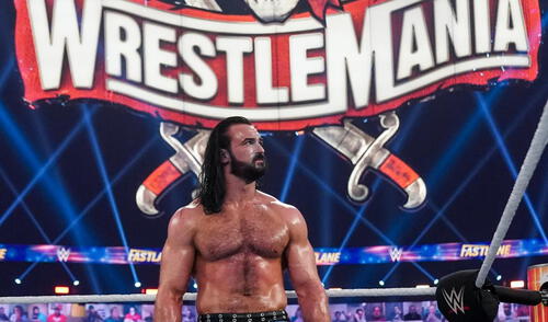 Drew McIntyre habló sobre su lucha con Bobby Lashley en WrestleMania 37. Foto: WWE