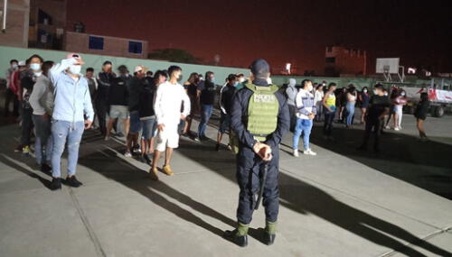 Detenidos fueron conducidos a la comisaría de El Milagro. Foto: PNP Detenidos fueron conducidos a la comisaría de El Milagro. Foto: PNP